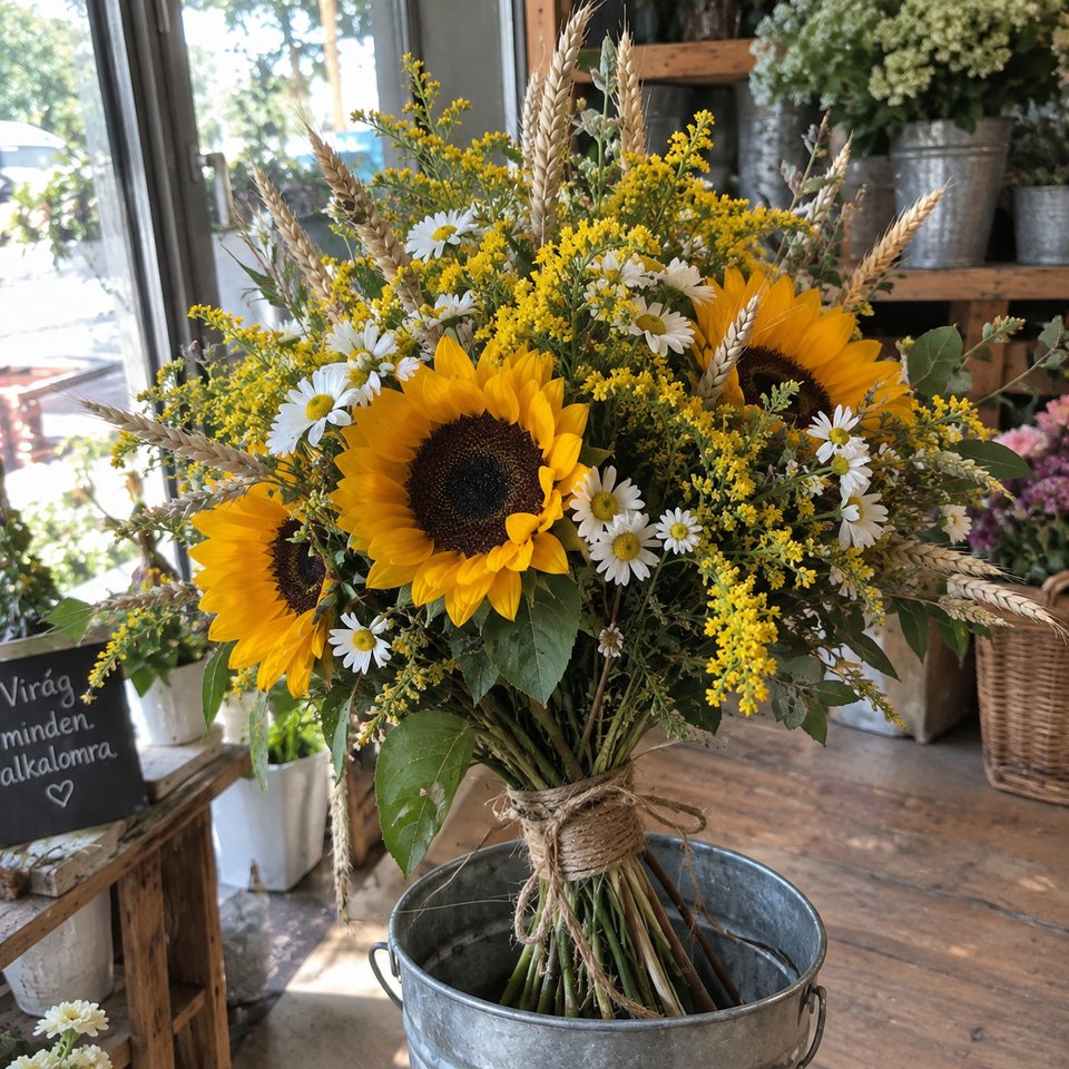 Summer sunflowers